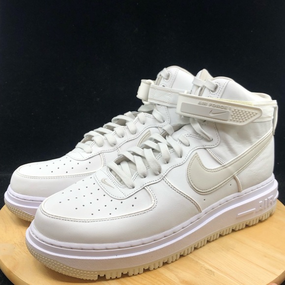 NEW Men’s Nike Air Force 1 High Boot Summit White AF1 Sneakers DA0418-100 Sz 14 - Picture 2 of 9